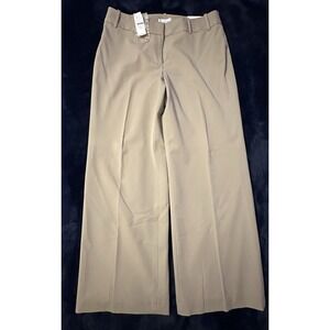 LOFT Tan Wide Leg Pants